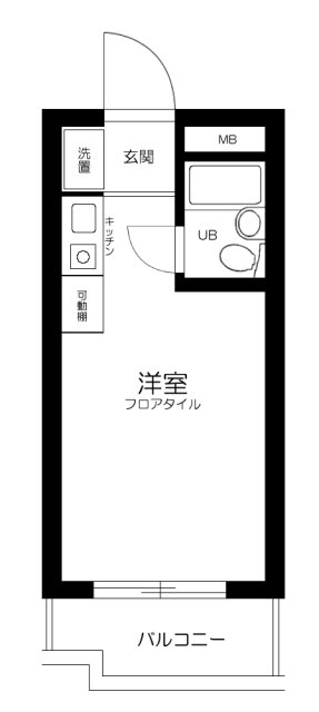 モナークマンション溝ノ口Ⅰの間取り