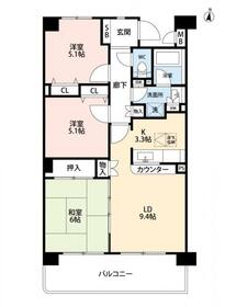 サニーフォレスト藤原弐番館の間取り