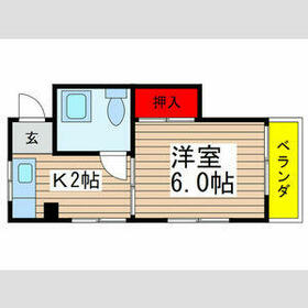 吉田ハイツの間取り