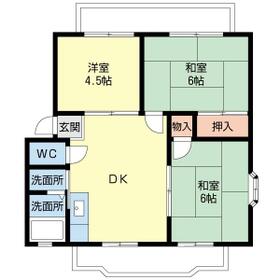 大崎台グリーンタウン1Aの間取り