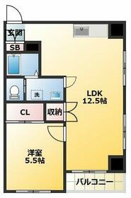 アパートメントハウスイマイの間取り