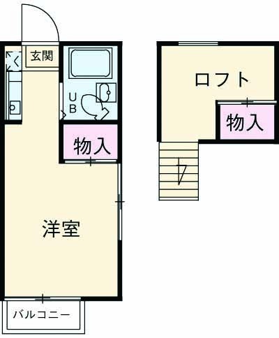 コーポ白鷺の間取り