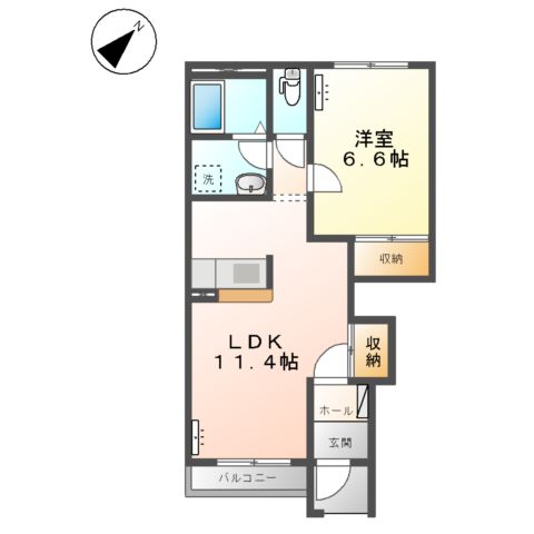 ラヴィアンローゼの間取り