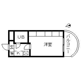 エマーレ中野新橋・0301号室の間取り
