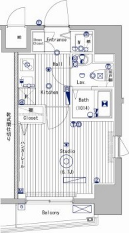 ガーラ・グランディ北池袋の間取り