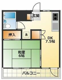山本アビタシオン北館の間取り