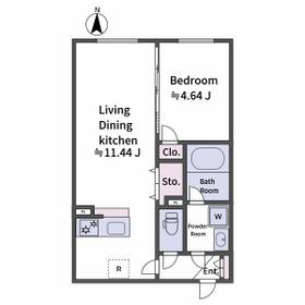 aLATO OyamaⅡの間取り