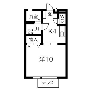 エミネンスB棟の間取り