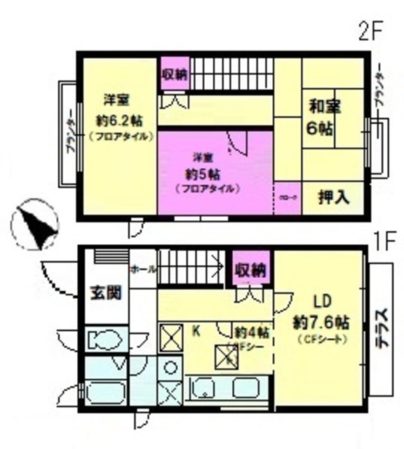 サバーブヒルズつきみ野ＰＭ２の間取り