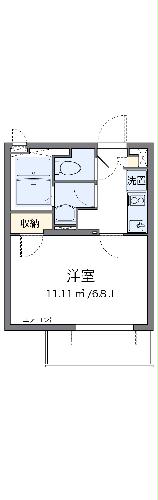 クレイノサニープレイス中村橋の間取り