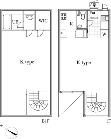 レジディア目黒Ⅱの間取り