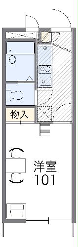 レオパレス桜の間取り