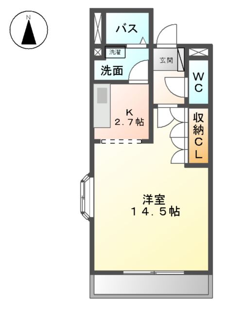 セントラル アパートメントの間取り