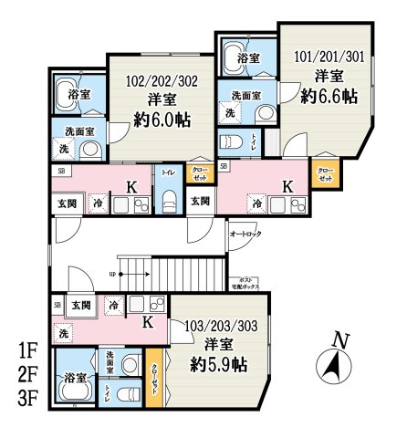 ノガワテラスの間取り