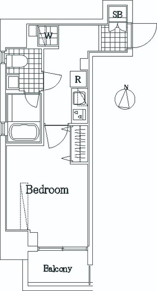 ザ・レジデンス・オブ・トーキョーH20 サウスタワーの間取り