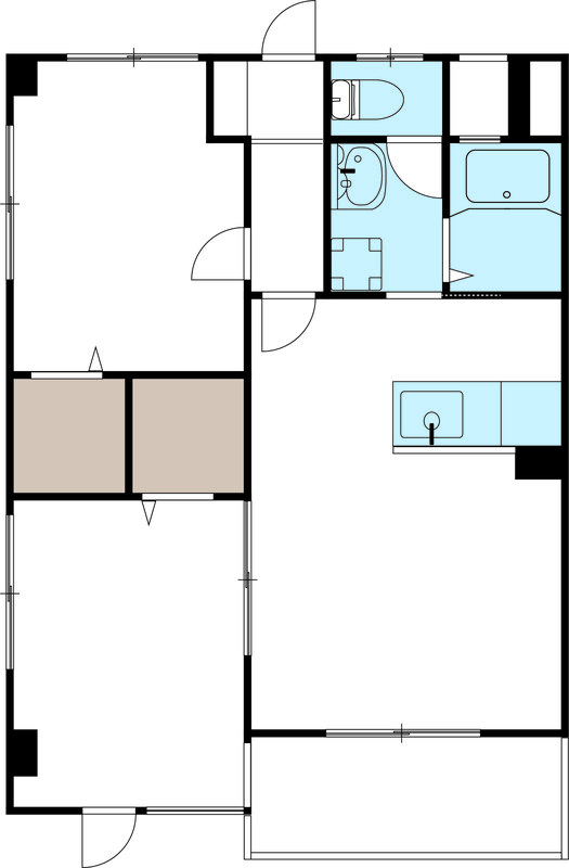 サンシャイン八城の間取り