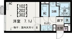 イクシオ川崎West Sideの間取り