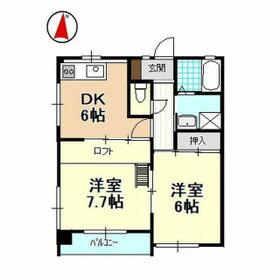 富塚アクシス(居住用)の間取り