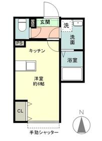 シアナ大成の間取り