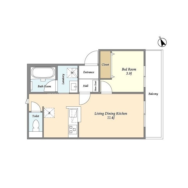 Amis学芸大学の間取り