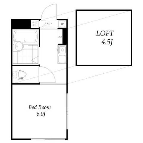 松見町の完工年月(2019年9月)築の賃貸アパートの間取り