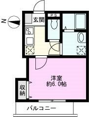 ウィングガーデン大袋の間取り