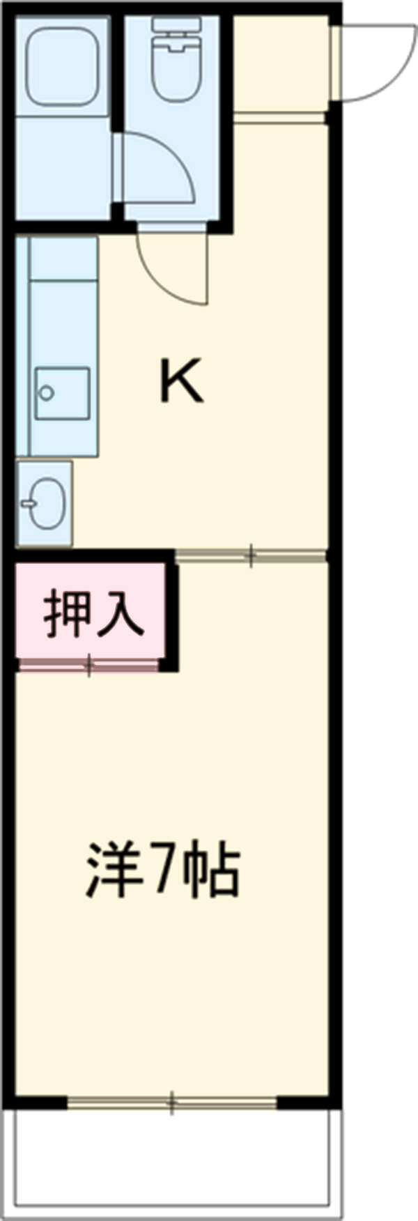 第二育英ハイツの間取り