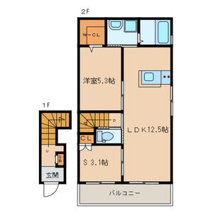 レジデンス天神の間取り