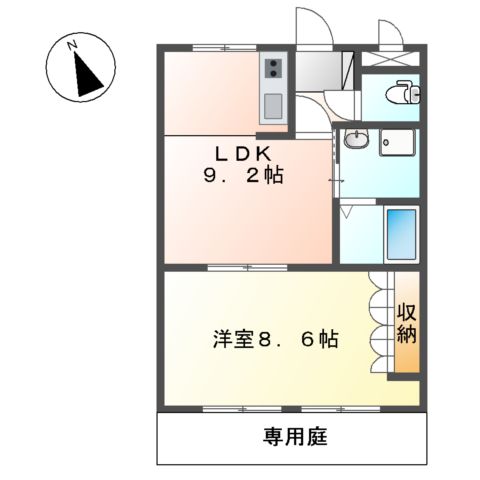 ルミナスハイムの間取り