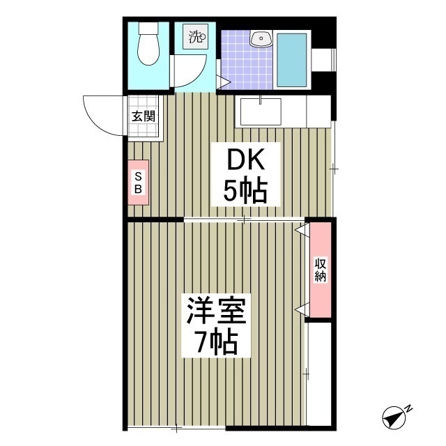 ＮＫハイム元郷の間取り