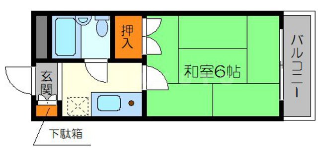シロハイヌ新大阪(旧:新大阪ロイヤルハイツ)の間取り