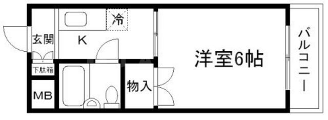 東三国の完工年月(1985年12月)築の賃貸マンションの間取り