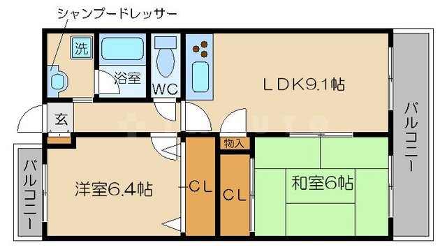 ピアニスクエアの間取り