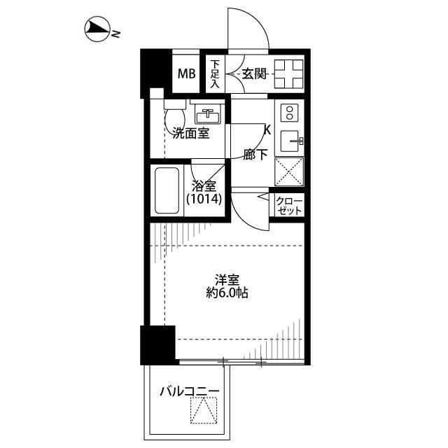 プレール・ドゥーク渋谷幡ヶ谷の間取り