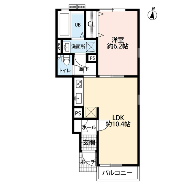 アムールKENの間取り