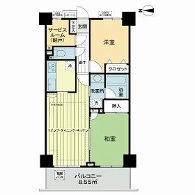 ライオンズマンション調布小島町の間取り