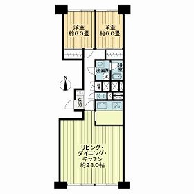 湯島ハイタウンA棟の間取り