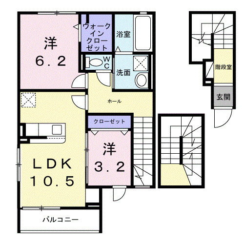 ヴィラ セレーノの間取り