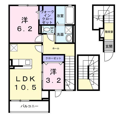ヴィラ セレーノの間取り