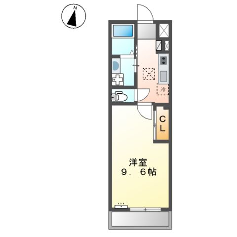 ヴィラ・ソレイユ A の間取り