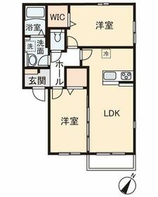 シティハイムフジⅡの間取り