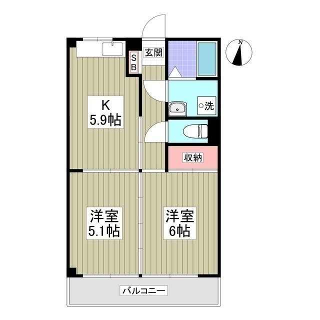ダイワプラザ都の間取り