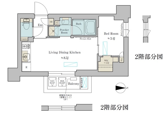 Brillia ist 武蔵小杉の間取り
