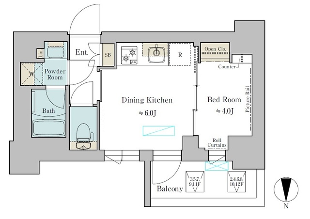 Brillia ist 武蔵小杉の間取り