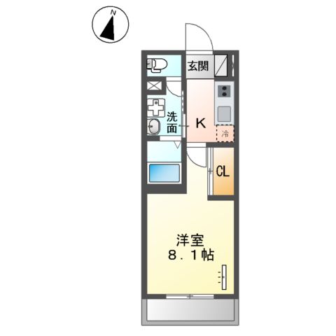 ヴァローレ日比野の間取り