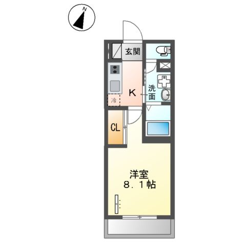 ヴァローレ日比野の間取り