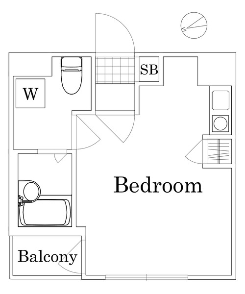 ファーストプレイスＣＱレジデンス梶ヶ谷駅前の間取り