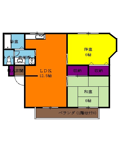 ファミールの間取り