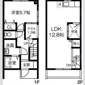 Maisonette park 碧南中央駅 Bの間取り