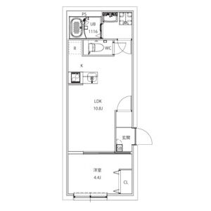 AXIA CITY大山の間取り